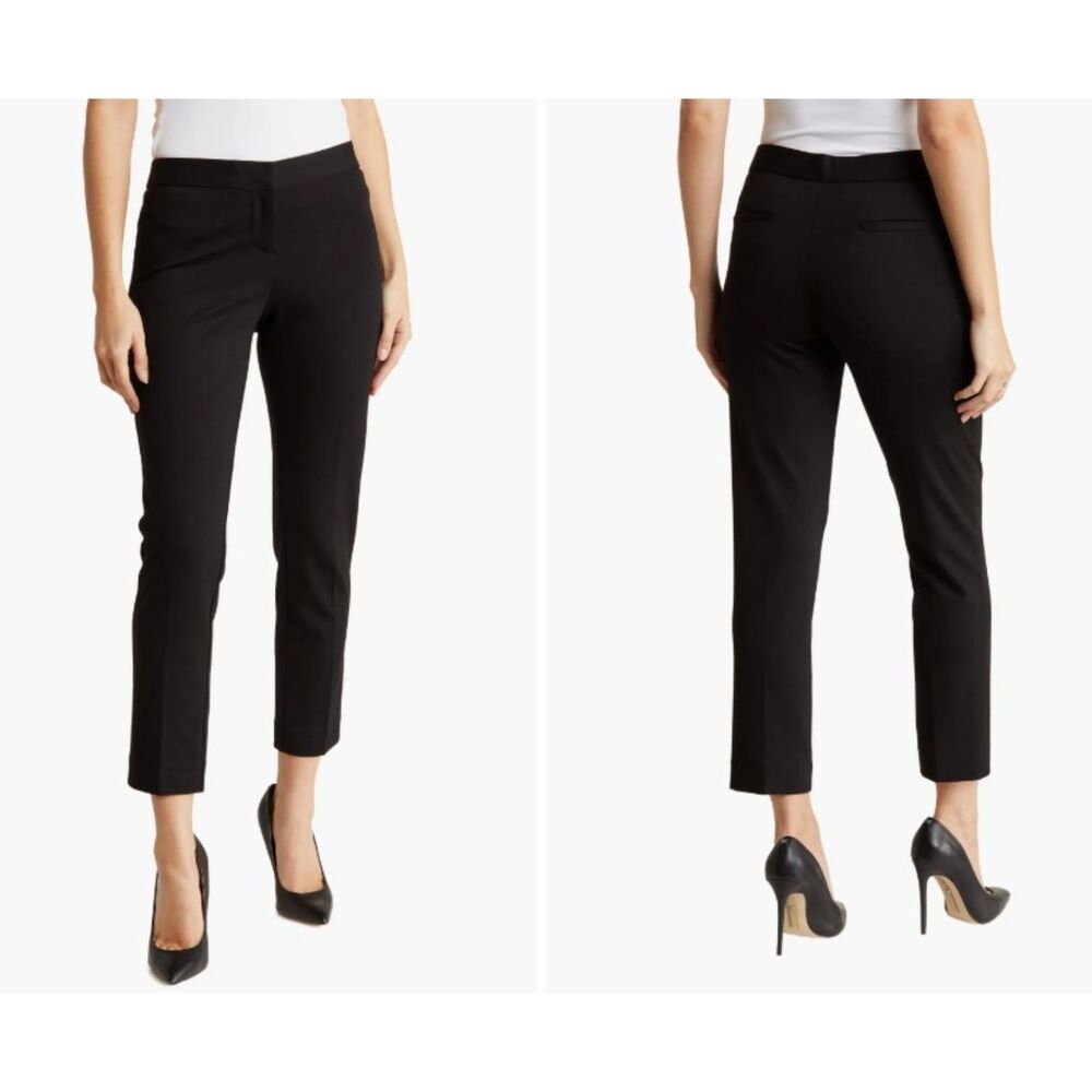 Amanda + Chelsea Women Trousers Pants 4 Petite Black Business Office